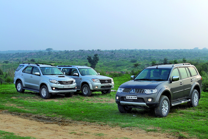 Pajero Sport vs Fortuner vs Endeavour - Image 1